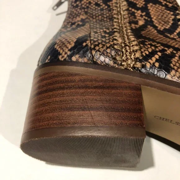 Chelsea & Violet Womens CV Lucy Ankle Zip Boot 6.5 - Picture 5 of 10